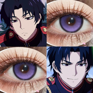 一濑红莲cos美瞳紫色日抛终结的炽天使西施归虚梦演菲伦法兰西JA