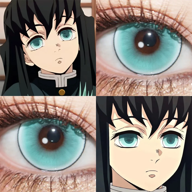 时透无一郎cos美瞳半年抛鬼灭之刃鬼灭蓝人设PLAY天水碧漫展佳ja