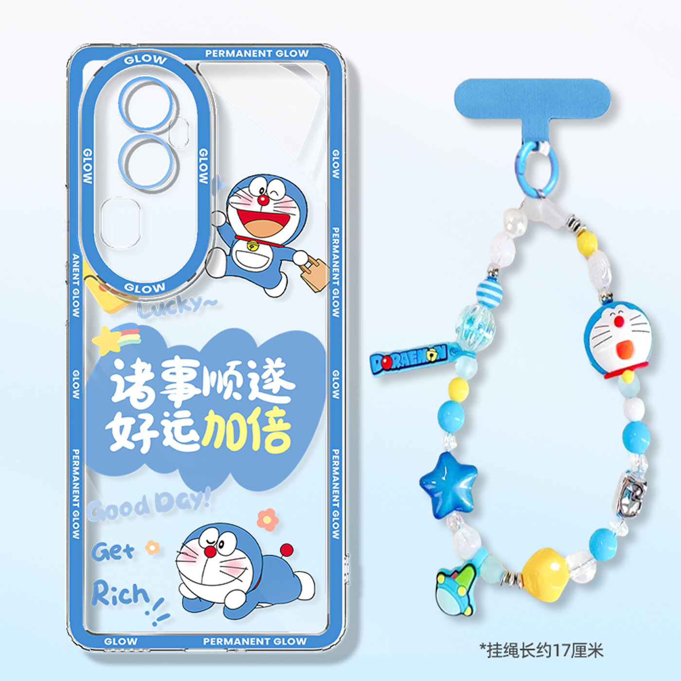 适用opporeno10手机壳创意机器猫