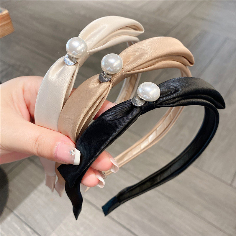 简约网纱蝴蝶结发箍仙气珍珠细边夏天网红压发头箍洗脸韩版发饰品,饰品/流行首饰/时尚饰品新,发饰,淘宝优惠券,粉丝福利购,淘宝优惠卷