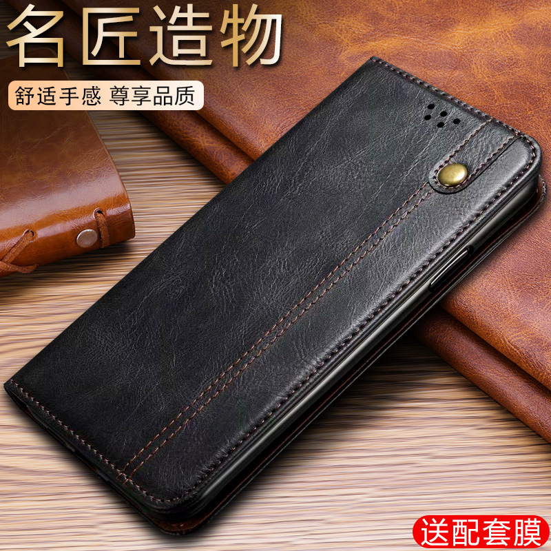 适用oppok12x手机壳高档翻盖式皮套OPPOK12x保护套真皮磁吸插卡钱包PJT110硅胶外壳全包防摔5g支架商务男女款