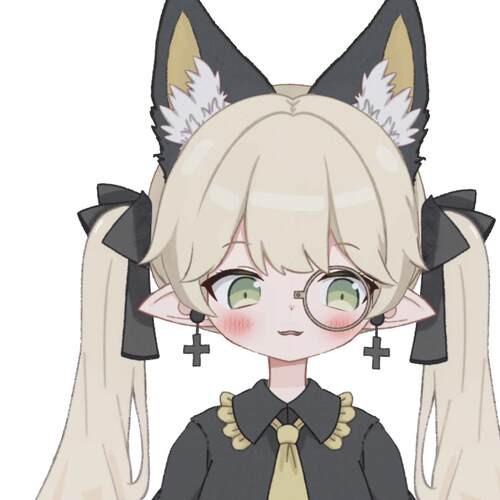 live2d虚拟主播成品单片镜小猫皮套直播虚拟形象设计虚拟主播