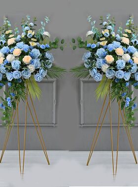 庆典仿真花开业花篮落地