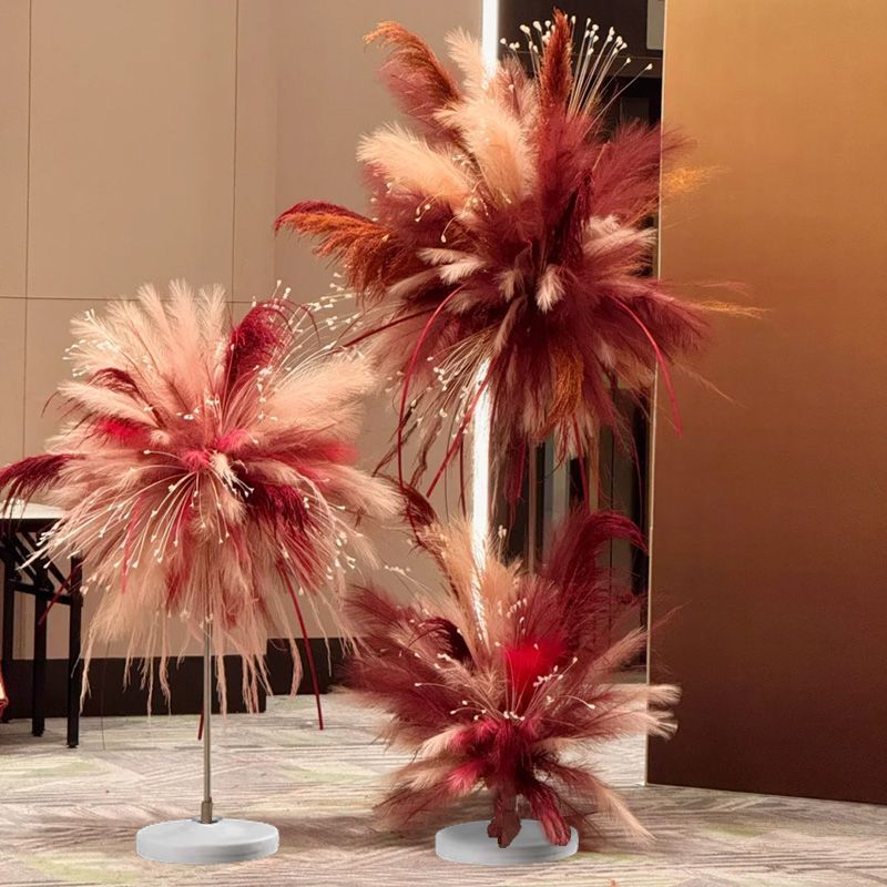 春节新年酒店烟花球场景