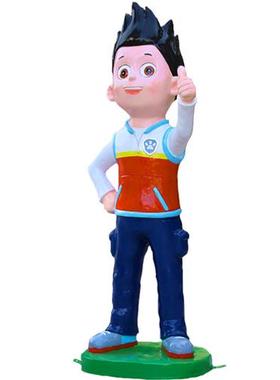 户外卡通旺旺队模型玻璃钢雕塑商场幼儿园汪汪狗网红美陈门口摆件