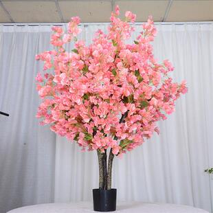 仿真三角梅盆栽造景室内人造仿真绿植假花树酒店盆栽仿真三角梅