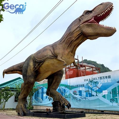 自贡大型仿真恐龙景区公园游乐场科技馆动物园霸王龙模型制作厂家