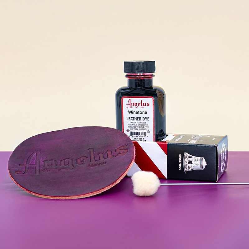 美国进口安格鲁斯angelus500皮革染水染色剂皮革渗透染料光面皮革染水