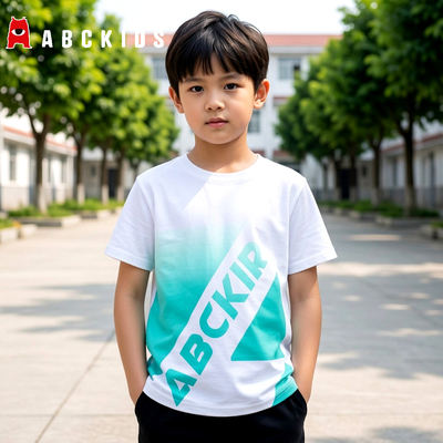 Abckids男童速干透气短袖T恤
