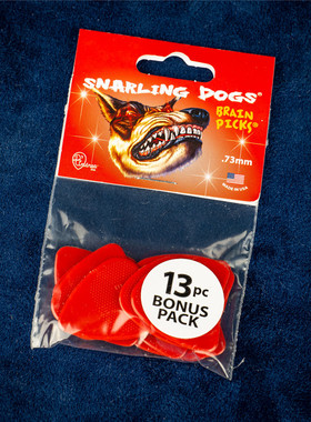 声藏blue D'Andrea美产TSDB351怒犬标准型尼龙防滑民谣电吉他拨片