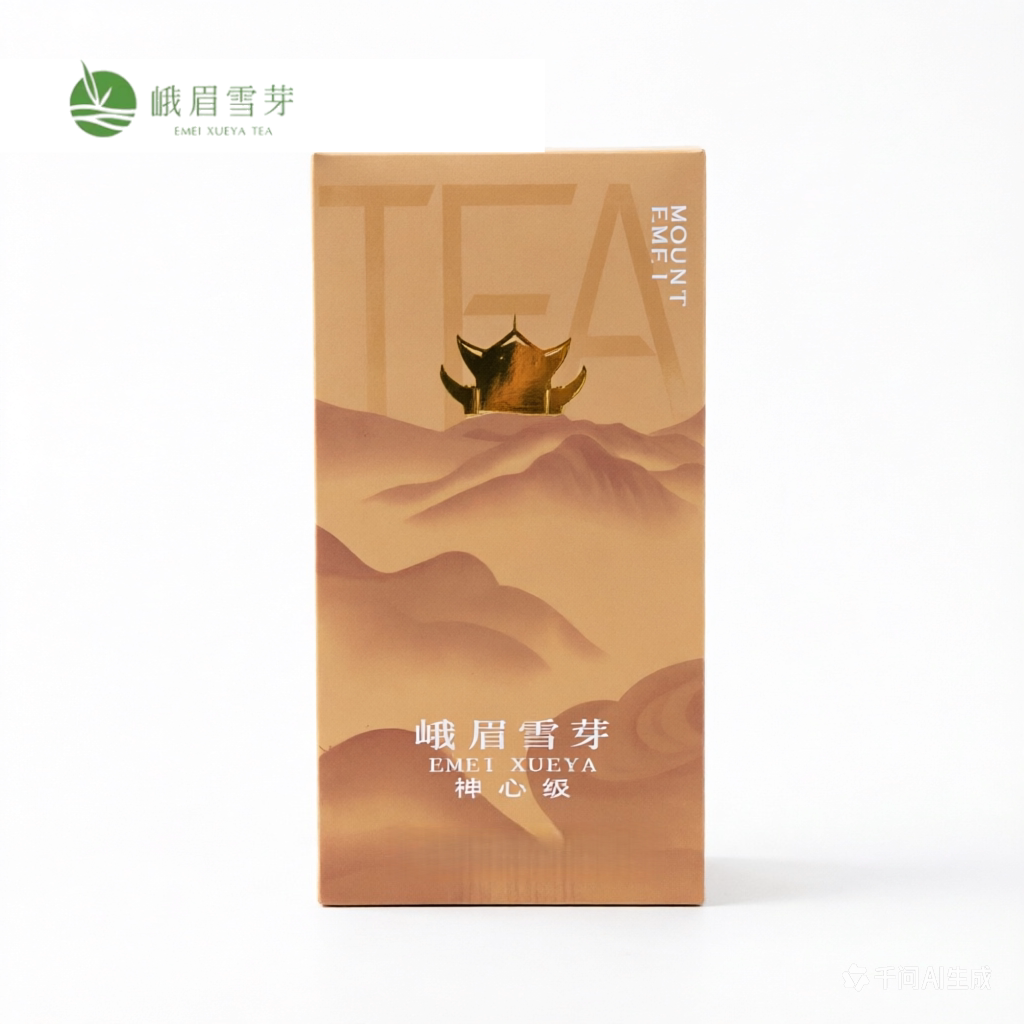 峨眉雪芽禅心级茉莉花茶+绿茶+红茶混合包装24g盒装峨眉高山新茶图片