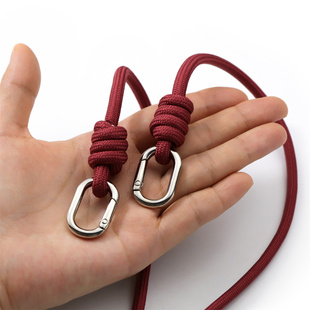 手提包零钱包拎带替换绳单肩斜跨钥匙扣绳酒红色金属扣环包带挂绳