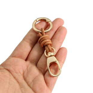 手工编织防丢绳男女通用包包挂件多色金属圆环钥匙扣饰品吊坠挂绳