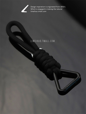 手工挂绳汽车钥匙扣弹簧扣