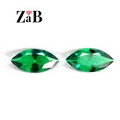 榄尖形俄罗斯祖母绿叶子形裸石裸钻祖母绿马眼绿色宝石彩宝裸石