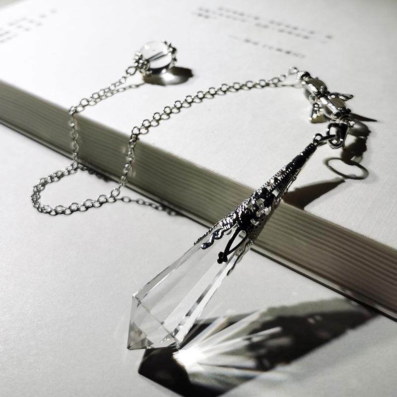 天然水晶灵摆白茶紫黄粉水晶七彩萤石东陵玉吊坠摆件饰品,饰品/流行首饰/时尚饰品新,项坠/吊坠,淘宝优惠券,粉丝福利购,淘宝优惠卷