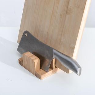 实木菜板架收纳架砧板架台面置物刀架切菜板架子厨房用品