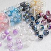 新款 光变 欧铂满天星2.0直孔圆珠串珠散珠材料饰品配饰材料