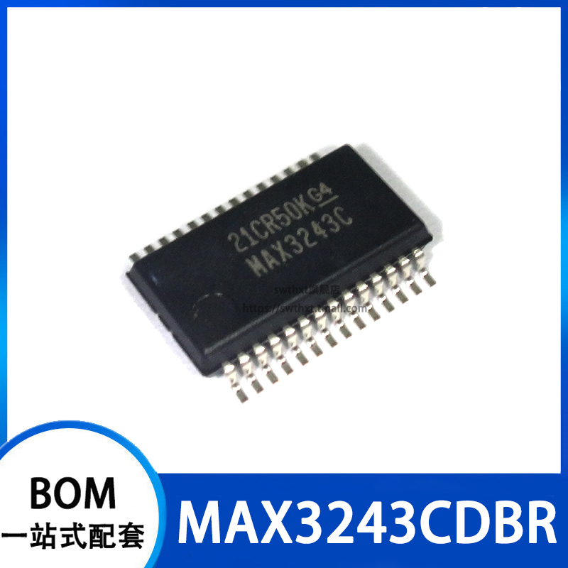 MAX3243C MAX3243CDB MAX3243CDBR 线路驱动器收发器 贴片SSOP-28