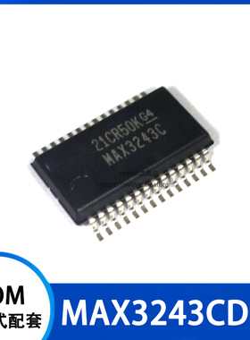 MAX3243C MAX3243CDB MAX3243CDBR 线路驱动器收发器 贴片SSOP-28