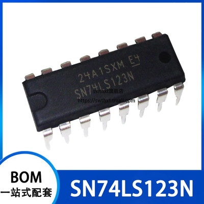SN74LS123N 74LS123 触发器 逻辑芯片 直插DIP-16
