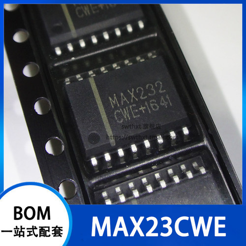 MAX232CWE+ RS232收发器 贴片SOP16-7.2宽体