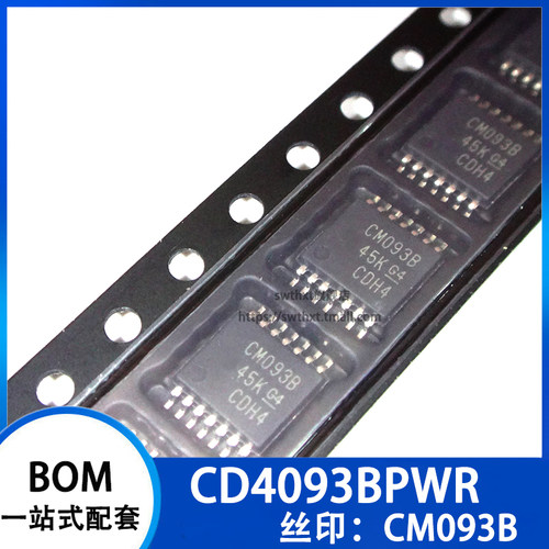 CM093B CD4093BPW CD4093BPWR 逻辑芯片 贴片TSSOP-14