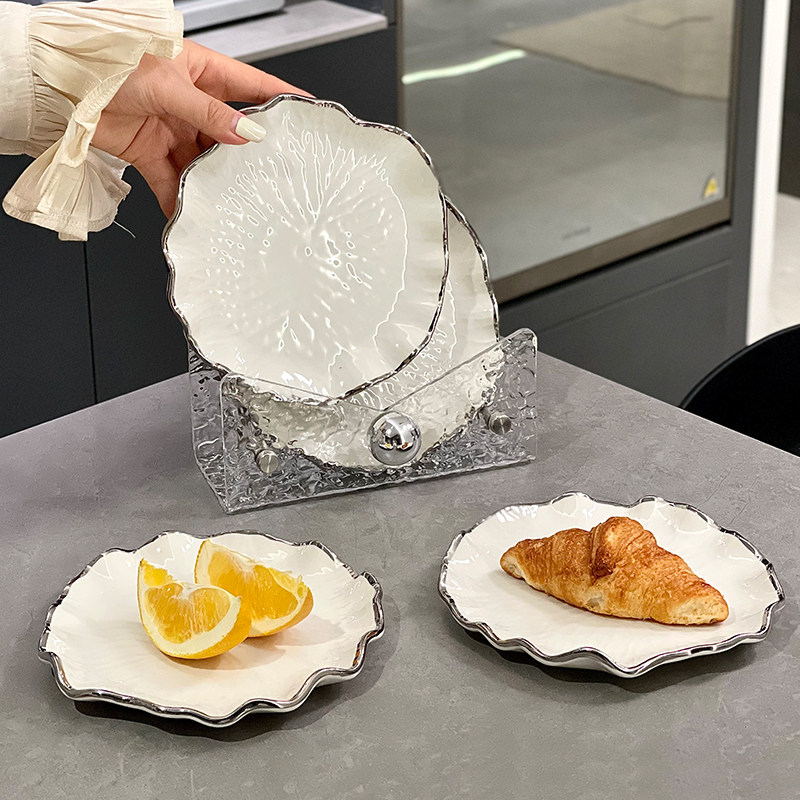 吐骨碟家用陶瓷新款装吐骨头盘子碟高级感食品级小吃小菜垃圾渣盘,餐饮具,碟,淘宝优惠券,粉丝福利购,淘宝优惠卷