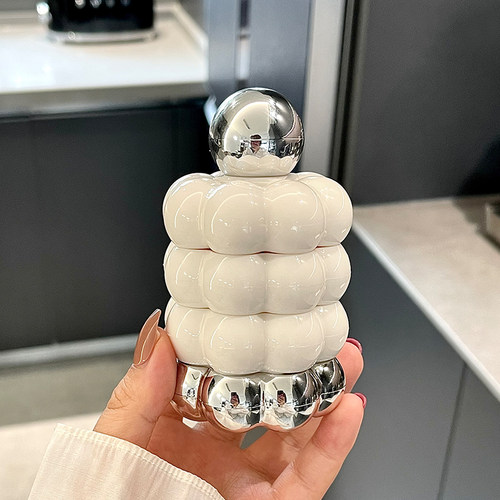 高级感牙签盒带盖子现代简约牙签筒小号高颜值牙线筒罐棉签盒家用