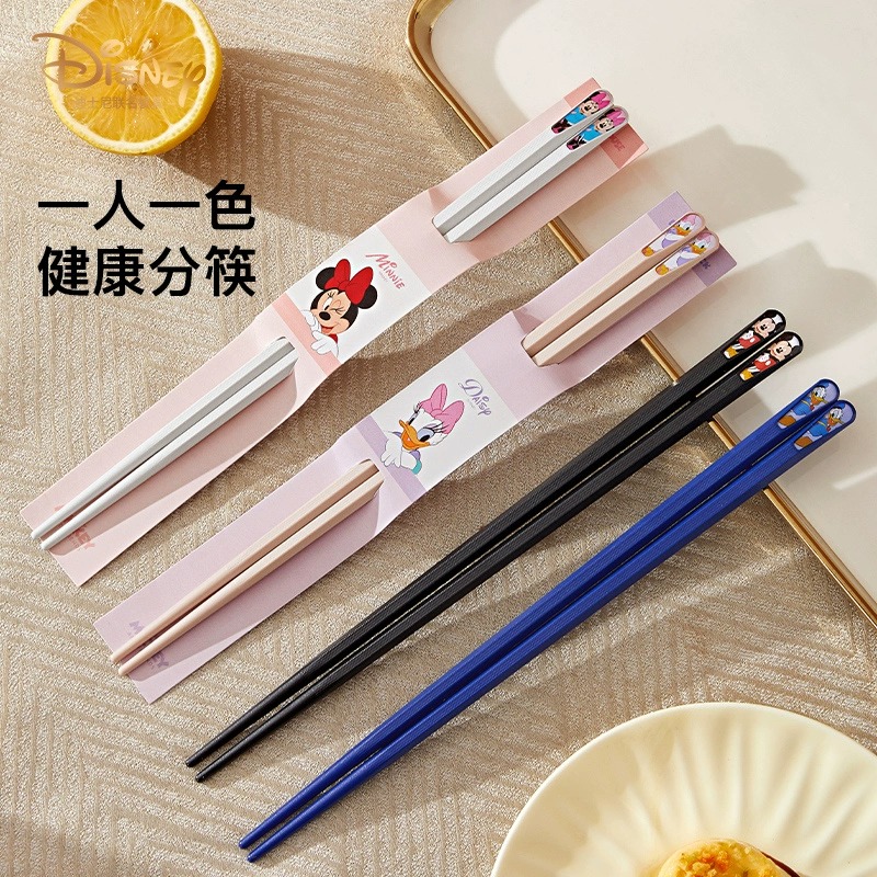 twocities迪士尼可爱合金筷子
