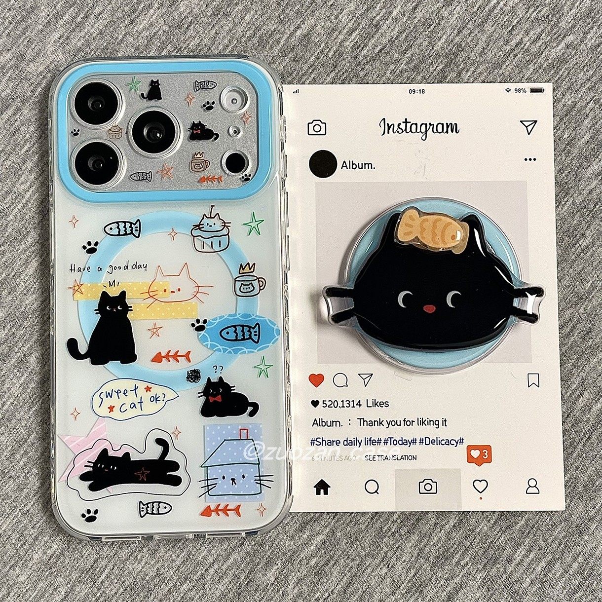 磁吸韩风卡通可爱小黑猫适用苹果17promax手机壳iphone16pro新款15带支架14双层13女17全包防摔保护套pm小众,3C数码配件,手机保护套/壳,淘宝优惠券,粉丝福利购,淘宝优惠卷