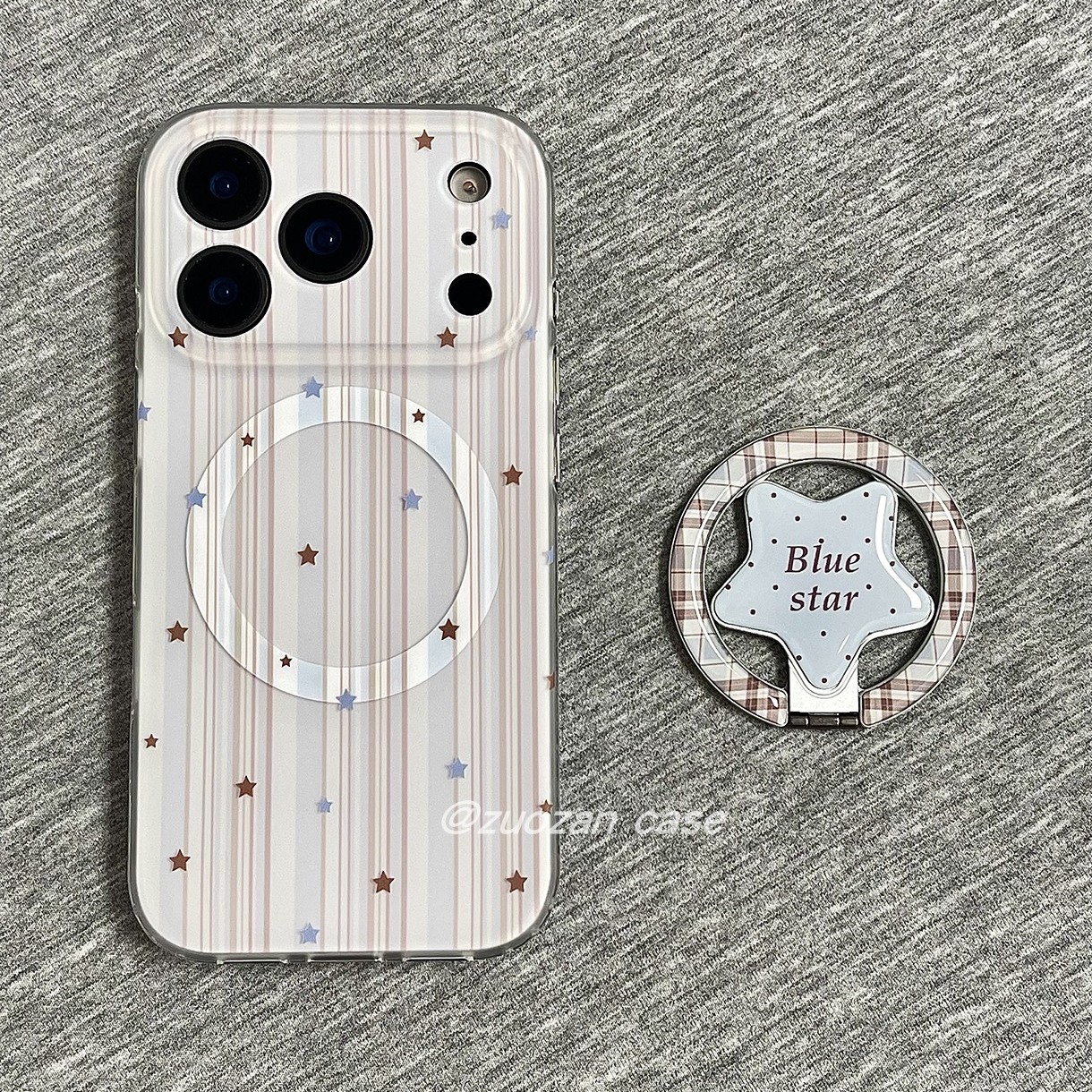 苹果17pro简约星星磁吸手机壳