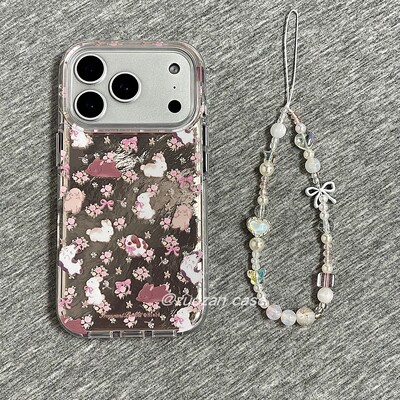 苹果17proins风兔子双层手机壳