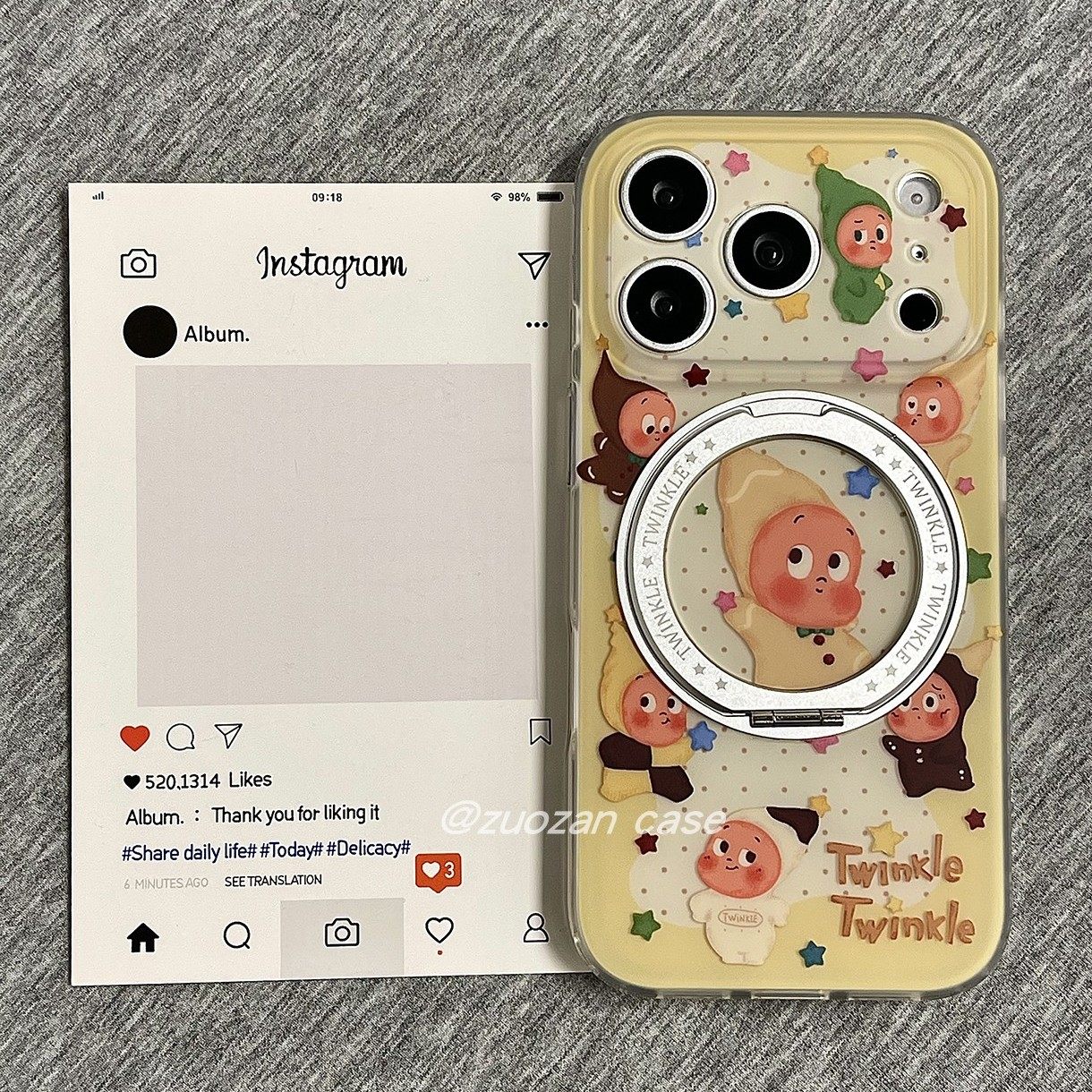 360旋转一体支点壳适用苹果17promax手机壳iphone16pro可爱卡通星星小人15pm磨砂双层17pm新款全包防摔保护套,3C数码配件,手机保护套/壳,淘宝优惠券,粉丝福利购,淘宝优惠卷