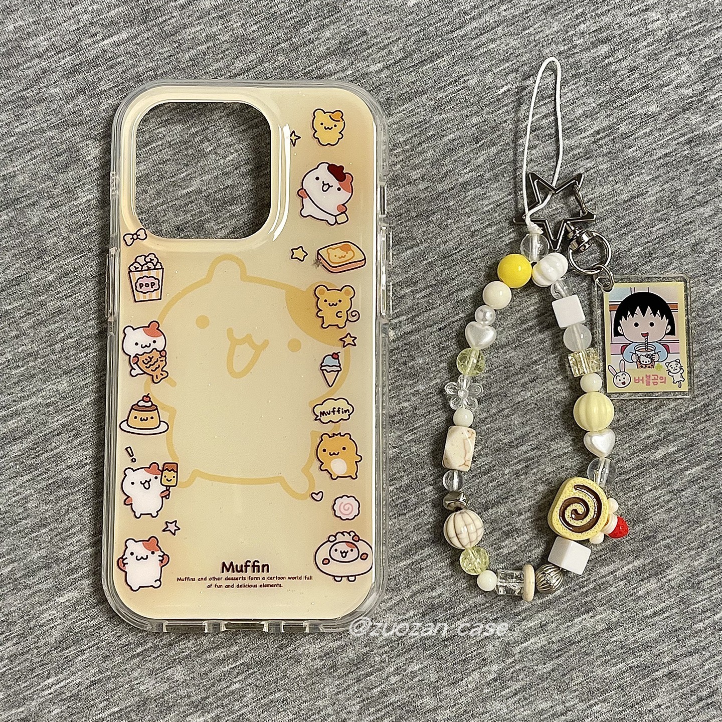 趣味可爱卡通小仓鼠适用苹果16promax手机壳iphone15pro新款14带挂绳13女16pro气囊双层全包防摔手机套创意
