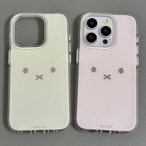 苹果16情侣卡通小熊手机壳