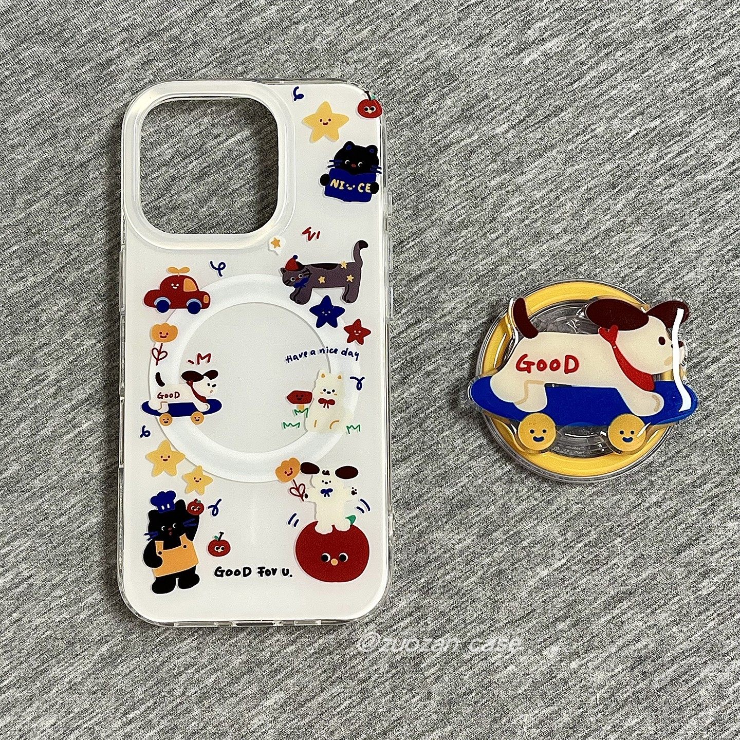 磁吸ins韩风卡通玩耍猫咪小狗适用苹果16promax手机壳iphone15pro新款14带支架13女16pro双层全包防摔手机套,3C数码配件,手机保护套/壳,淘宝优惠券,粉丝福利购,淘宝优惠卷