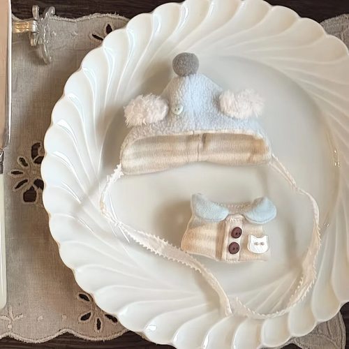 5cm新品“盐盐之家”棉花娃娃