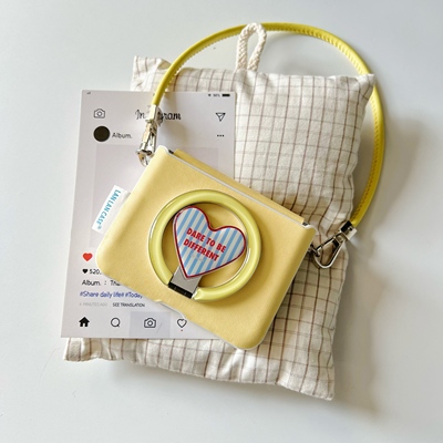 奶黄爱心适用于华为purax手机壳