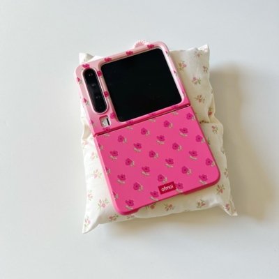 撞色碎花华为purax手机壳