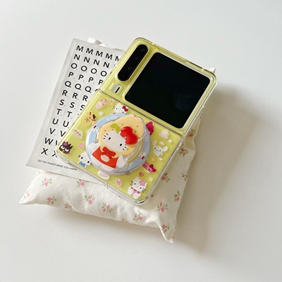 奶油KT碎花适用于华为purax硬壳