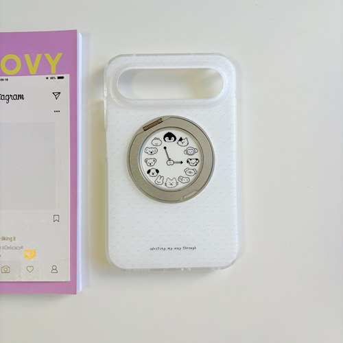 动物时钟适用于puraxview手机壳