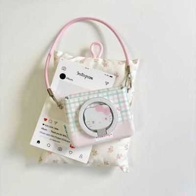 粉绿格子KT适用于华为purax硬壳