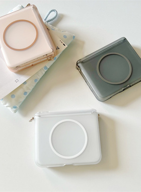 超薄肤感磨砂适用于华为purax手机壳小折叠适用于三星zflip7全包保护套磁吸中轴简约