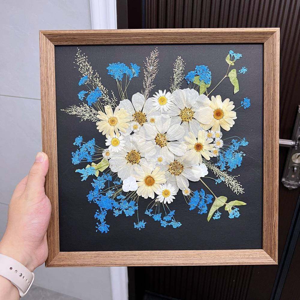 北欧画框装裱自装大尺寸挂墙相框摆台植物干压花标本手工富婆,家居饰品,DIY亲子装饰画,淘宝优惠券,粉丝福利购,淘宝优惠卷