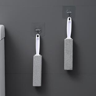 亚马逊跨境桶刷浮石马桶清洁刷座便器污渍黄垢浮石刷卫浴缝隙塑