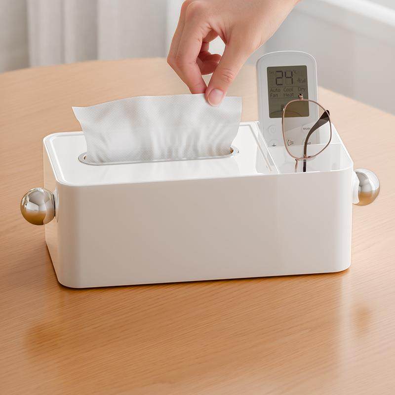 纸巾盒客厅多功能轻奢抽纸盒家用桌面茶几餐巾纸收纳盒塑料纸抽盒,收纳整理,纸巾盒,淘宝优惠券,粉丝福利购,淘宝优惠卷