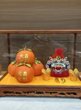 麒麟虎狮非遗文创居家摆件