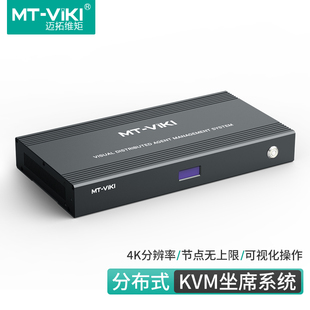 迈拓维矩 MT-ED800 分布式矩阵节点KVM坐席系统中控解码混合图像拼接处理器音视频会议多平台互联可视化管理