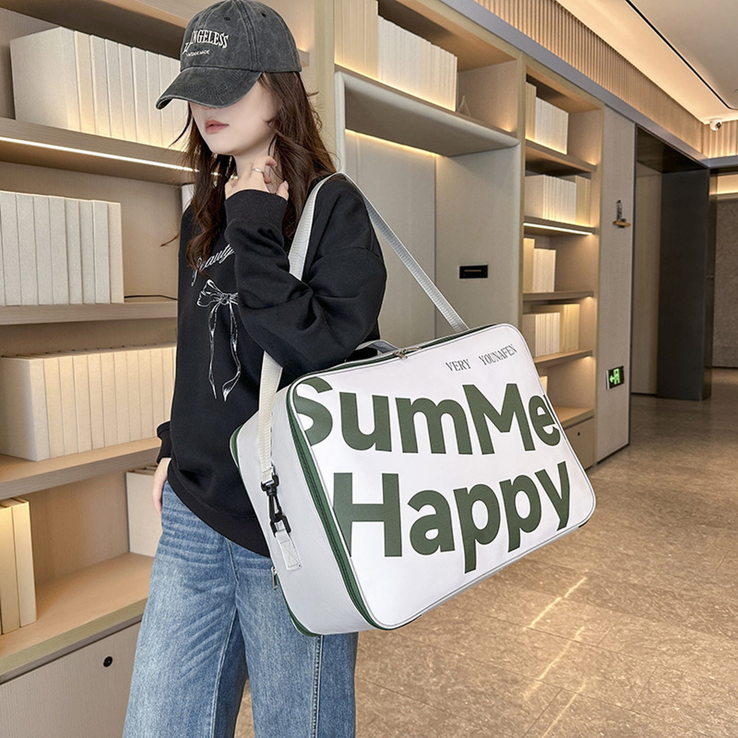 宽拉杆箱上的配包可套宽把手旅行箱大容量手提包航空登机包附加包